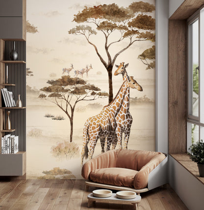 Afrika da Safari Hayvanları Duvar Kağıdı