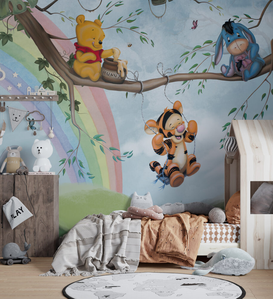 Winnie The Pooh Bal Hırsızı Duvar Kağıdı