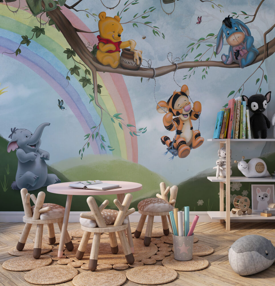Winnie The Pooh Bal Hırsızı Duvar Kağıdı