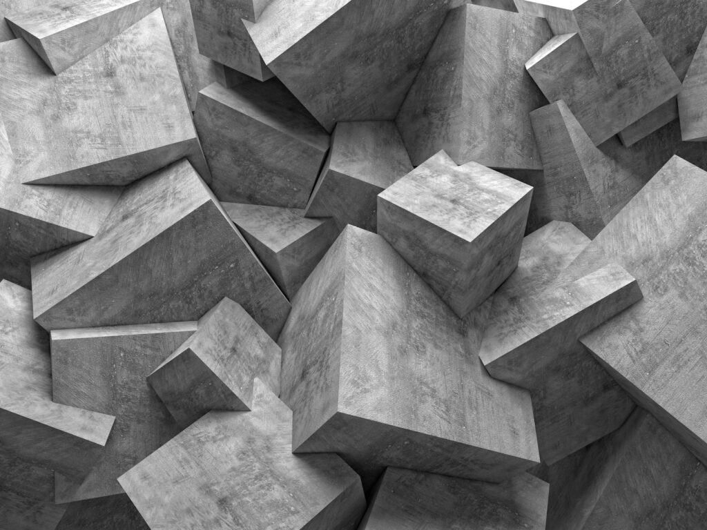 Büyük Küp Desenli 3D Duvar Kağıdı | Duvar Kağıdı Marketi