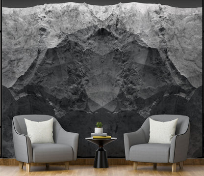 Beton Taş Görünümlü 3D Duvar Kağıdı | Duvar Kağıdı Marketi