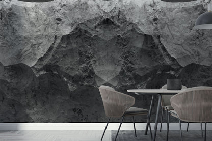 Beton Taş Görünümlü 3D Duvar Kağıdı | Duvar Kağıdı Marketi