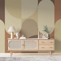 Desenler Modern Soft Geometrik Duvar Kağıdı Poster