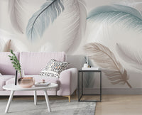 Tüyler Soft Renkli Duvar Kağıdı Poster
