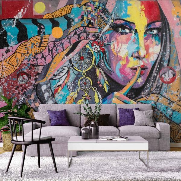 Kızıldereli Grafiti Duvar Kağıdı Poster