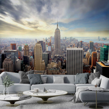 Newyork Şehri Panoramik Manzara Duvar Kağıdı