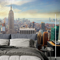 Panoramik Manzara Newyork Şehri Duvar Kağıdı Poster