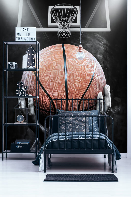 Basketbol Topu ve Pota Duvar Kağıdı