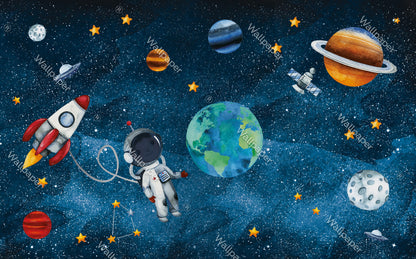 Küçük Astronot Duvar kağıdı